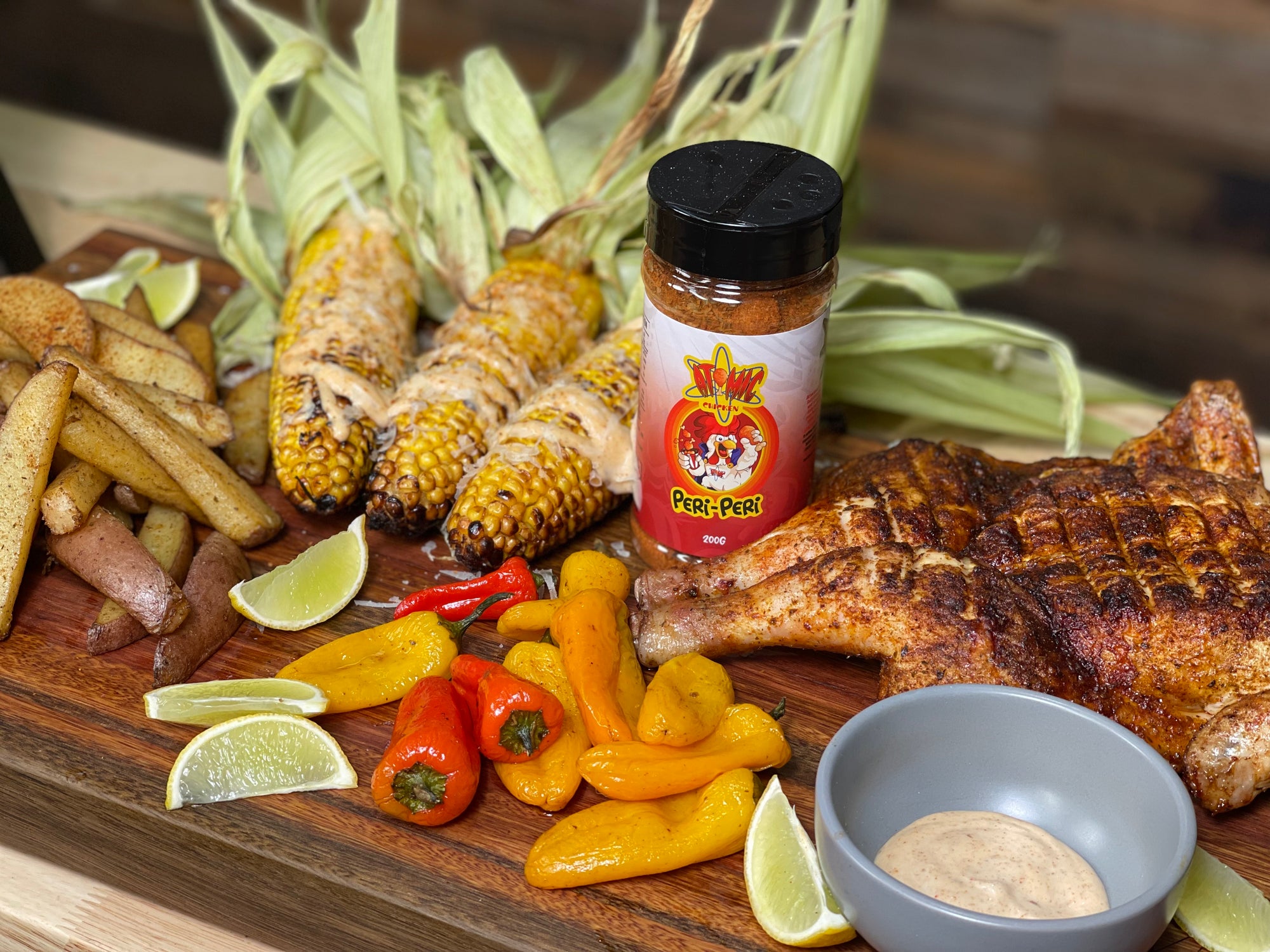 Spit Roasted Peri Peri Chicken