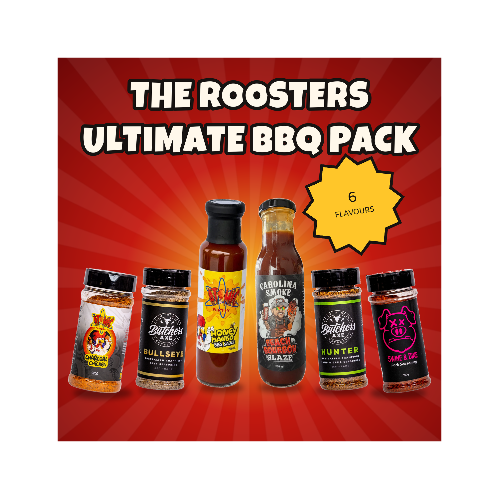 THE ROOSTERS ULTIMATE BBQ PACK
