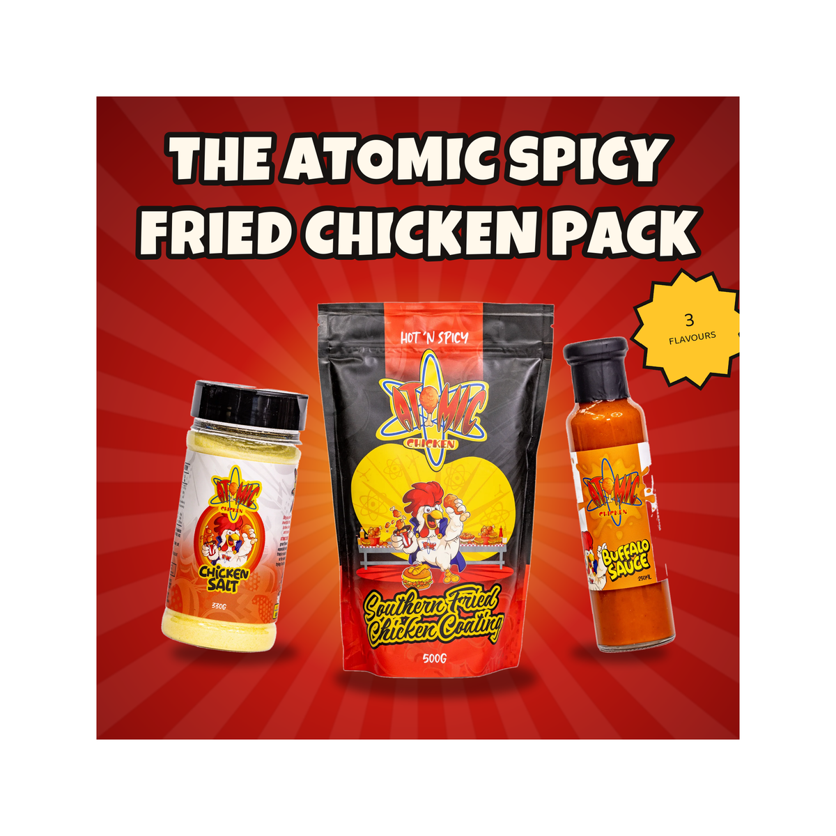 The Atomic Spicy Fried Chicken Pack